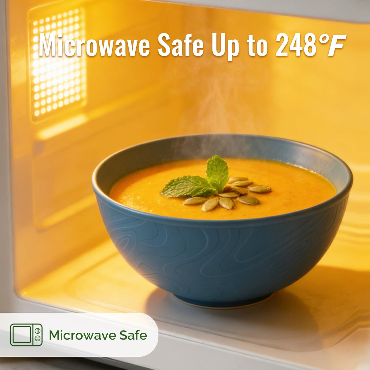 Microwave-safe BUSOKIP bowls for quick reheats.