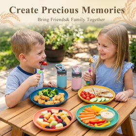BUSOKIP outdoor dining plate, ideal for camping and picnics.