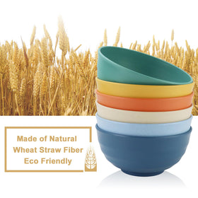 BUSOKIP stackable bowls 60oz, space-saving design for everyday meals.