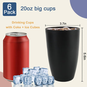 BUSOKIP microwave-safe 20oz cup; heat-friendly for meals.