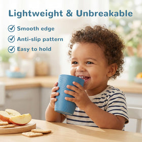 BUSOKIP-wheat-straw-cups-stackable-space-saving design fits small kitchens