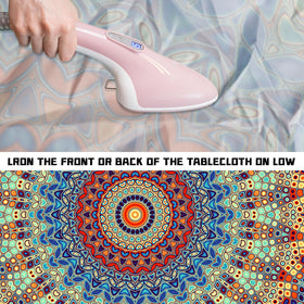 Butaluk tablecloth suited for outdoor dining at picnics, camping, and family gatherings.