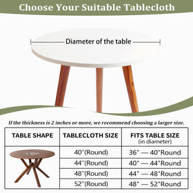Butaluk round cloth displays high-definition digital print for vibrant decor.