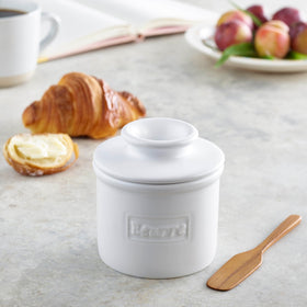 Butter Bell New Bone China ceramic offers durable, scratch-resistant construction.