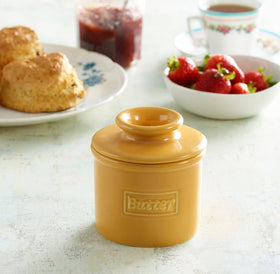 Butter Bell New Bone China glaze emphasizes durability and long-lasting use.
