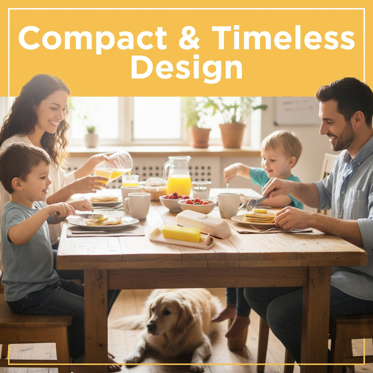 Butter Hub multiple color options to suit kitchen decor