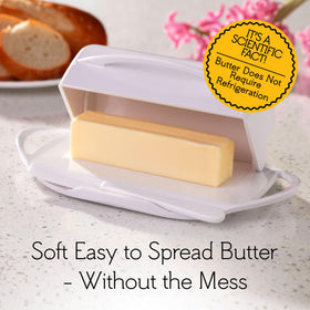Butterie BPA-free and dishwasher-safe construction for easy care.