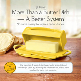 Butterie holds two sticks of butter for quick prep