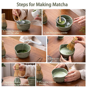 Buucup bamboo scoop for precise measure and mess-free prep
