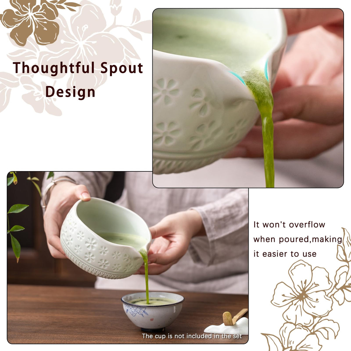 Buucup Matcha Whisk Set bamboo whisk designed for smooth, airy matcha foam