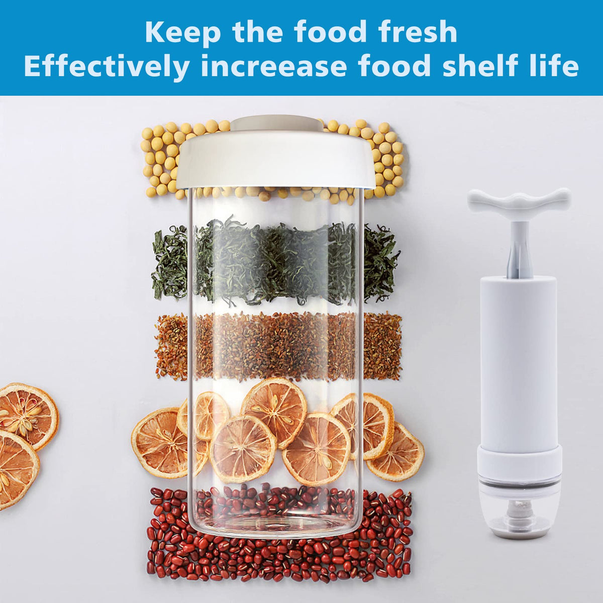 BUVLIVU hose connector enables compatibility with FoodSaver machines for versatile sealing.