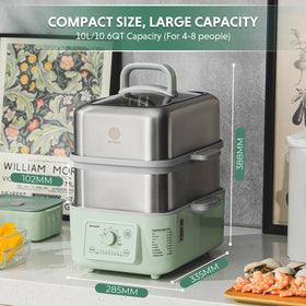 BUYDEEM G52 steamer for poultry and seafood, steam evenly.