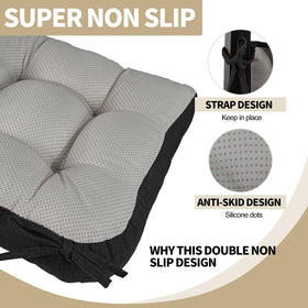 BUYUE cushion features anti-slip bottom for stable placement