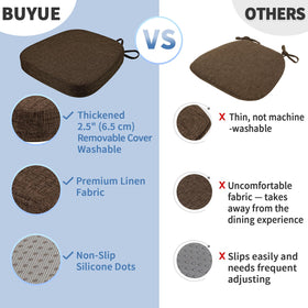 BUYUE includes felt pads for furniture protection and easy setup.