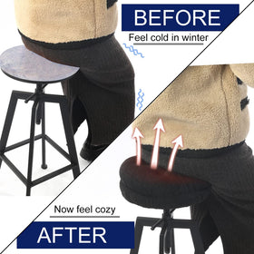 BUYUE round bar stool cushion placed on a kitchen bar