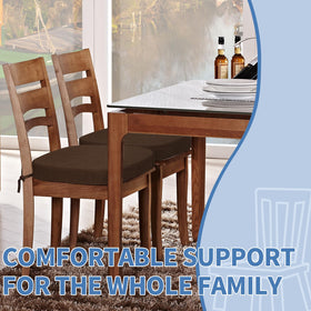 BUYUE silicone anti-slip bottom keeps the cushion in place on indoor chairs.