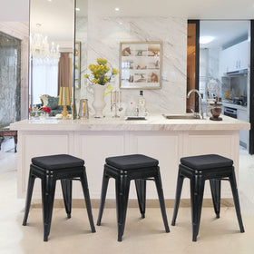 BUYUE 11x11 inch cushions designed for bar stools in cafes and homes.