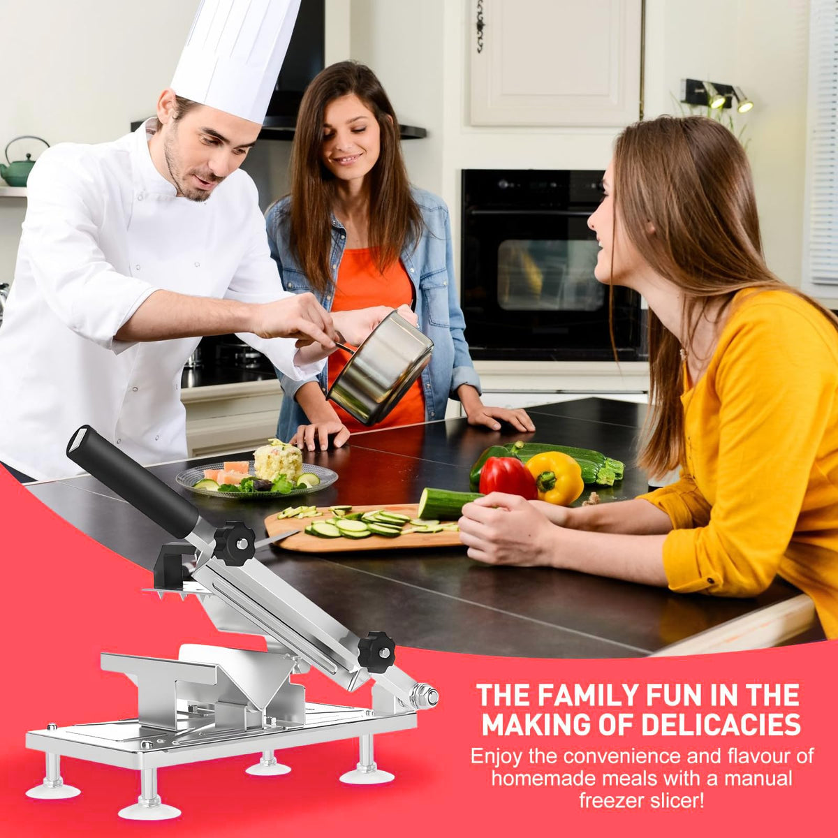 Bwhhoxi home use ready slicer ideal for hot pot and BBQ slicing