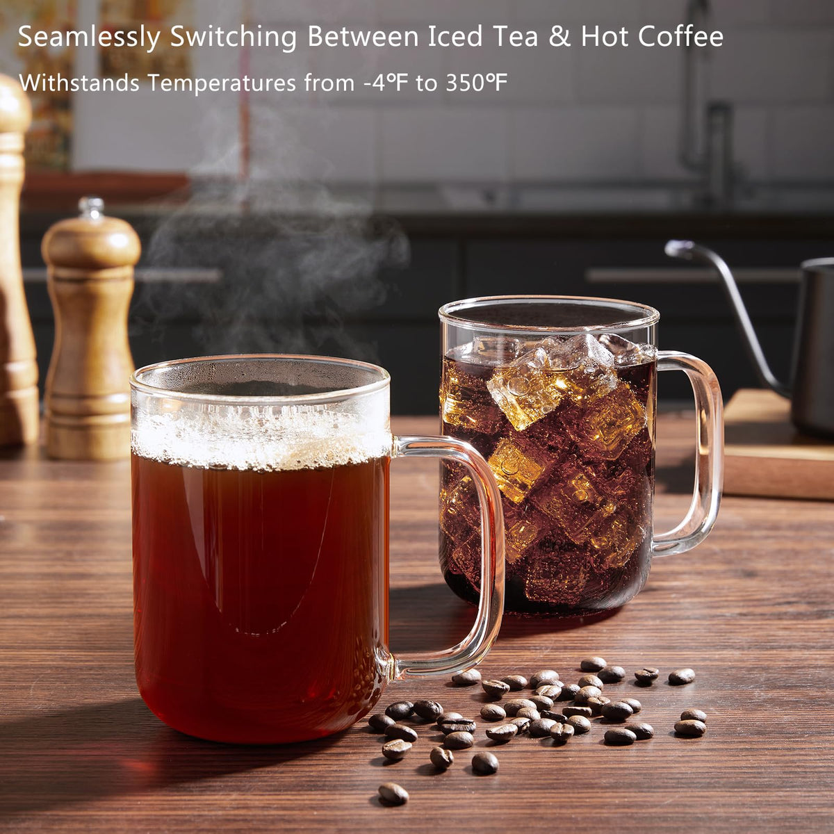 BWODYAY 20oz glass mug set makes a gift-ready option.
