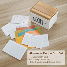 BWODYAY six-tab dividers for organized meal categories