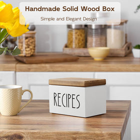 BWODYAY solid wood box closeup showing grooved top