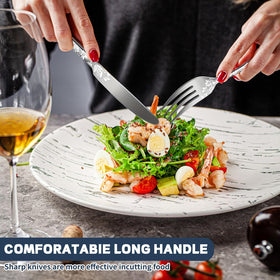 BXNSEN flatware mirror-polish finish enhances dining aesthetics and clean shine.
