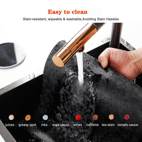 BxzanDya placemats non-slip surface stay put during meals.