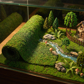 BYHER preserved moss texture complements table centerpieces and crafts