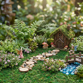 BYHER maintenance-free moss runner maintains vibrant color without water
