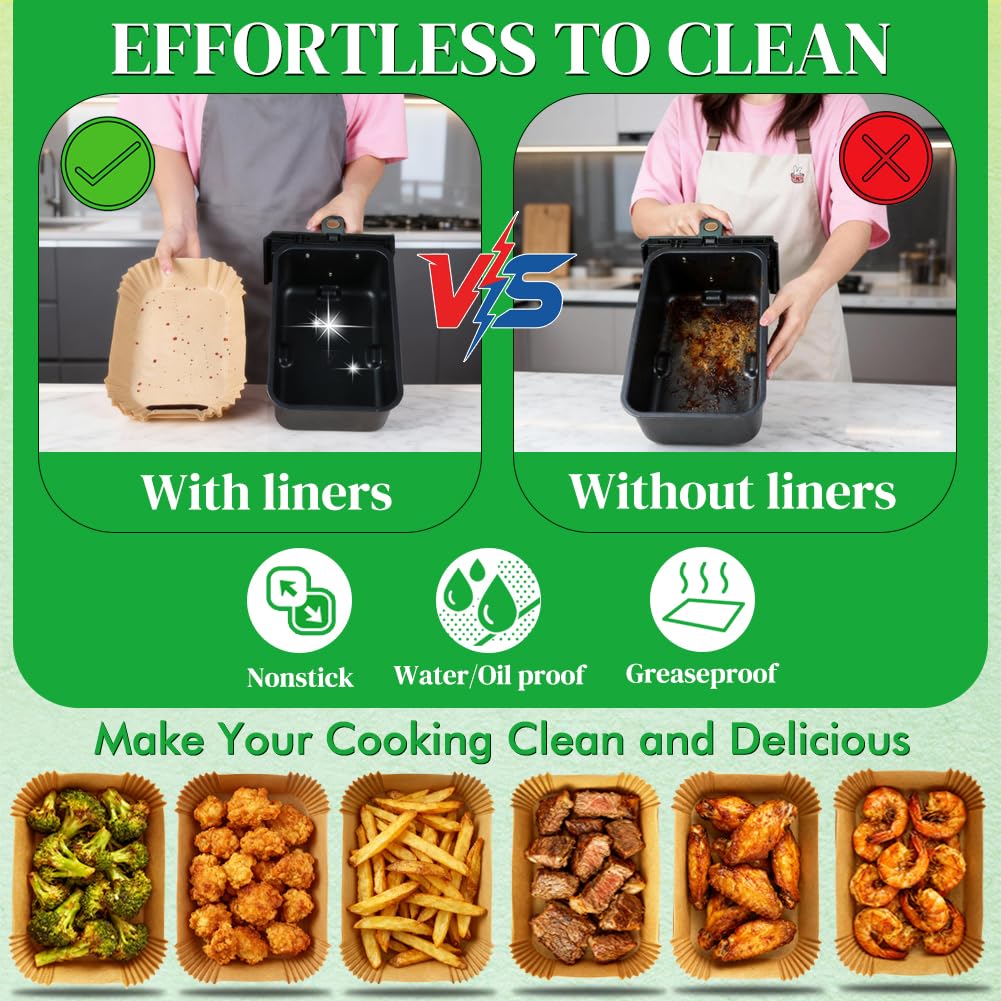 BYKITCHEN 300pcs liners for Bella Slim, versatile liner for quick meals and easy cleanup
