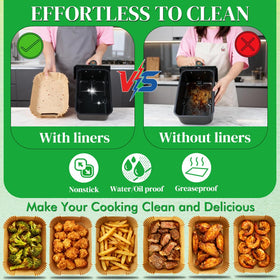 BYKITCHEN 300pcs liners for Bella Slim, versatile liner for quick meals and easy cleanup