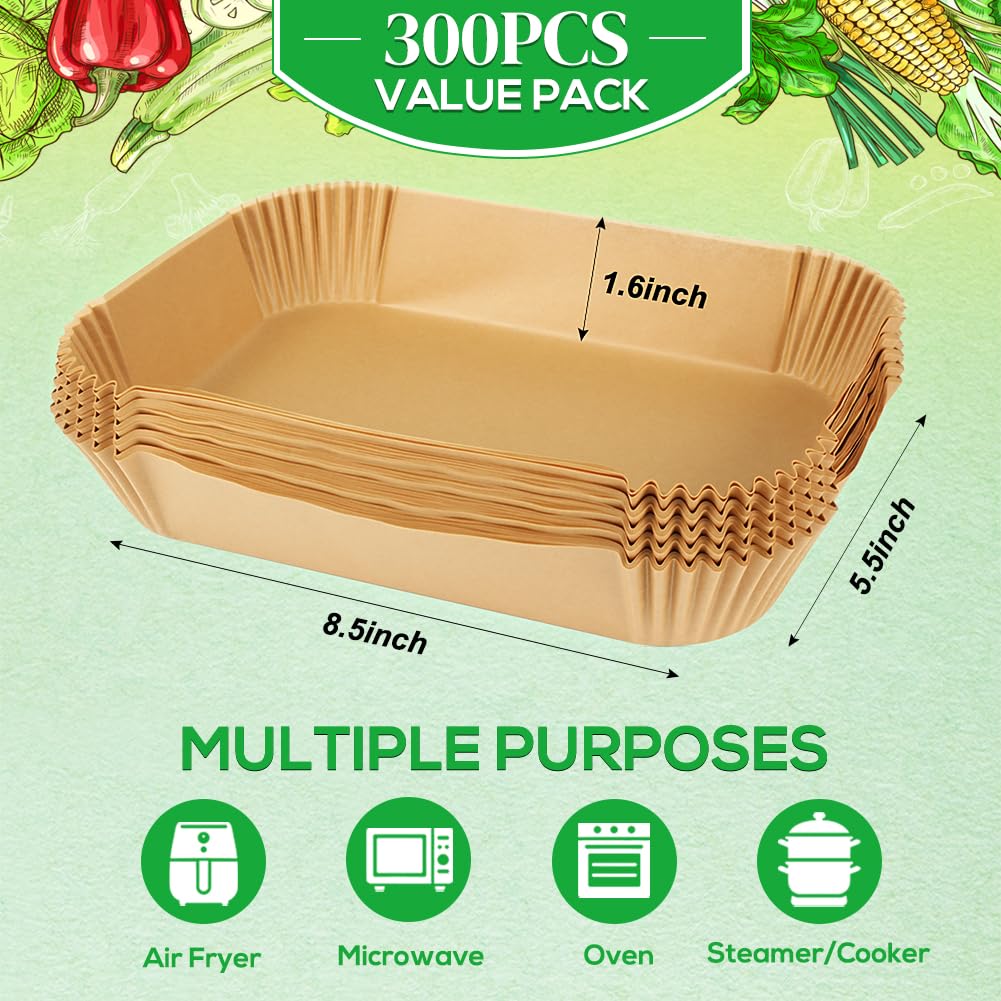 BYKITCHEN 300pcs liners for Ninja DZ201, easy lift-and-toss cleanup after meals