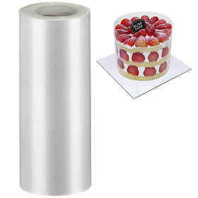 BYKITCHEN 8inch cake collar keeps cake edges neat for desserts