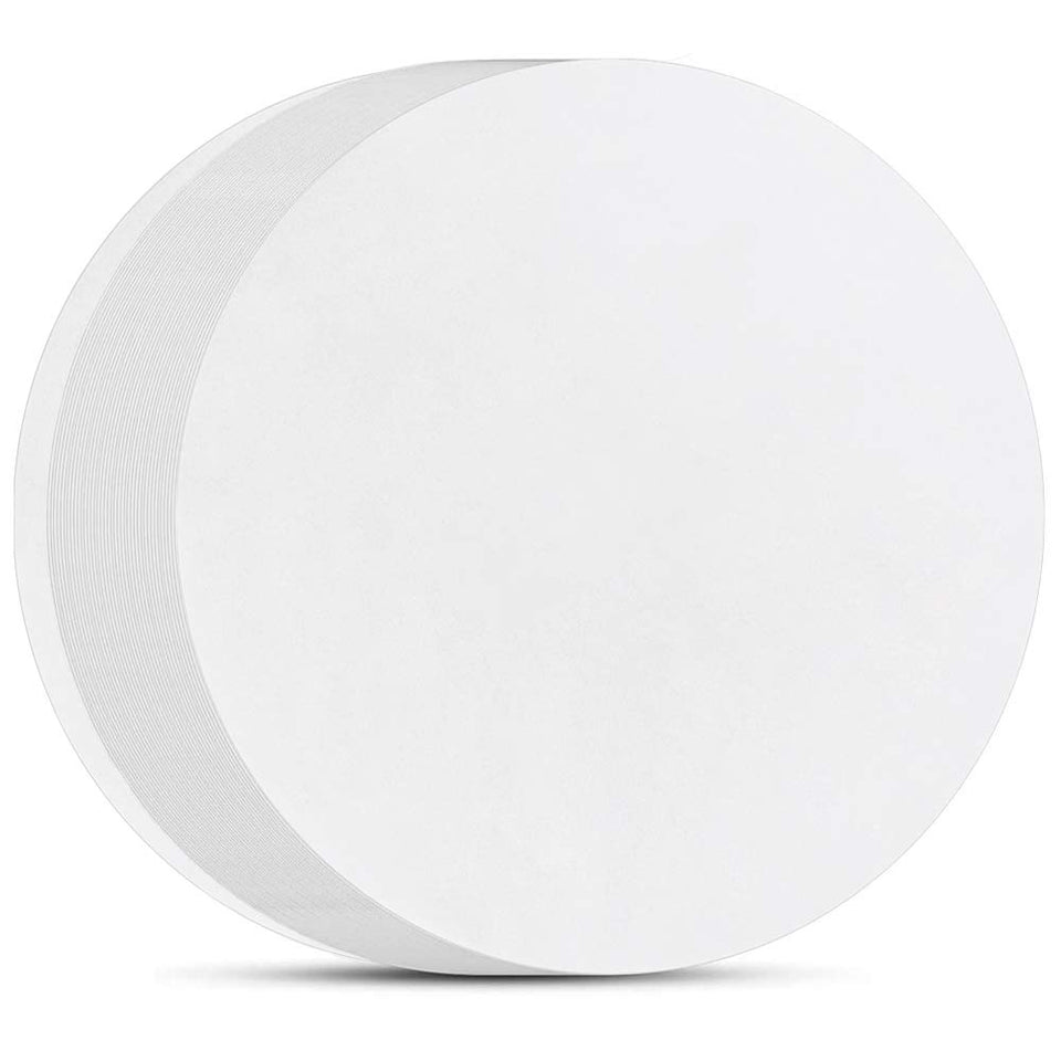 BYKITCHEN 9-inch round parchment circles for easy, nonstick baking and cleanup.