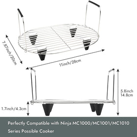 BYKITCHEN adjustable-handle rack ensures safe, precise lifting of hot dishes