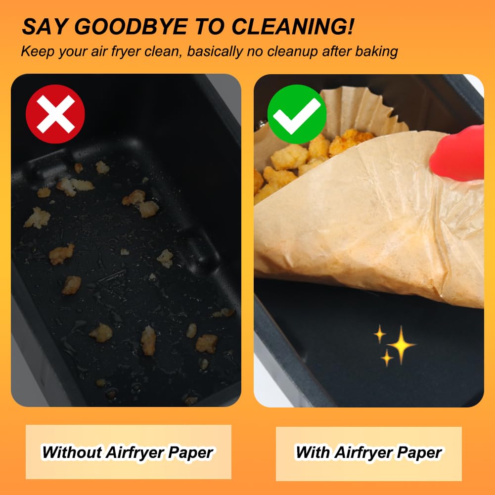 BYKITCHEN grease-barrier liner protects Ninja Foodi XL from mess.
