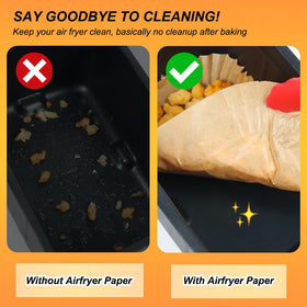 BYKITCHEN grease-barrier liner protects Ninja Foodi XL from mess.