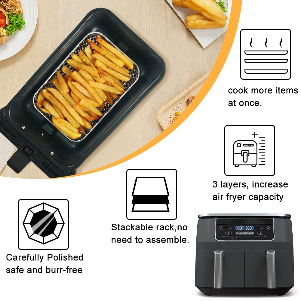 BYKITCHEN 304 stainless steel air fryer rack offers durable construction