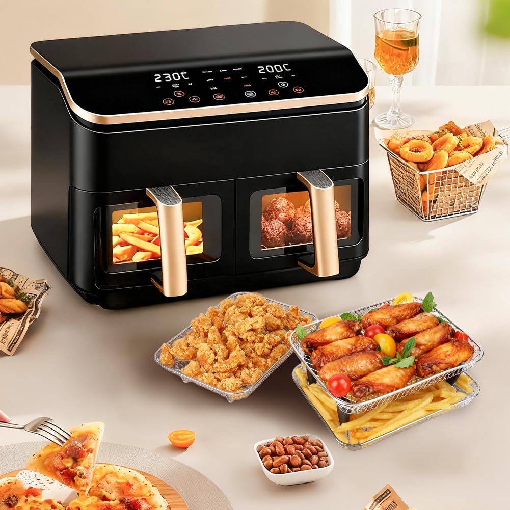 BYKITCHEN air fryer rack is dishwasher safe for easy cleanup