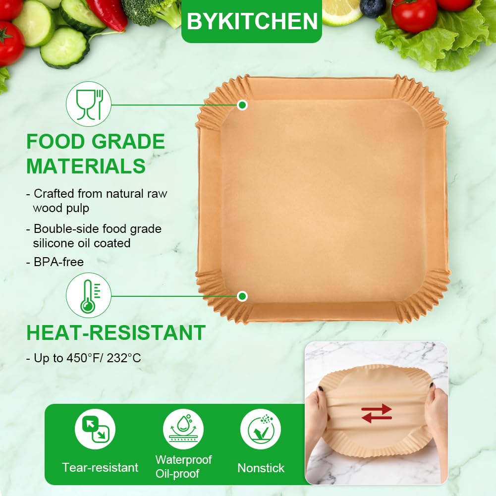 BYKITCHEN BPA-free nonstick parchment liner for safe cooking