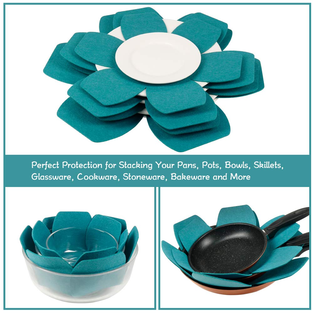 BYKITCHEN easy to clean and reusable pan protectors