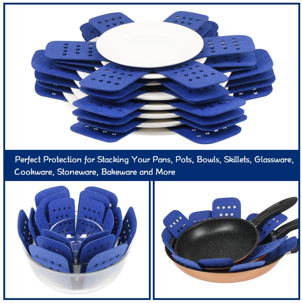BYKITCHEN pan protectors shield countertops from hot cookware.