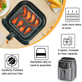 BYKITCHEN dishwasher-safe rack in a clean kitchen with easy cleanup.