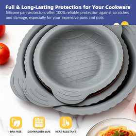 BYKITCHEN felt pan separator small protects glassware and small cookware from scratches.