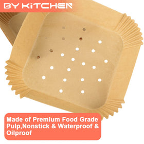 BYKITCHEN grease-proof, nonstick liner reduces mess during frying.