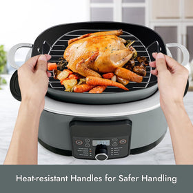 BYKITCHEN heat-resistant handles reduce burns when removing food