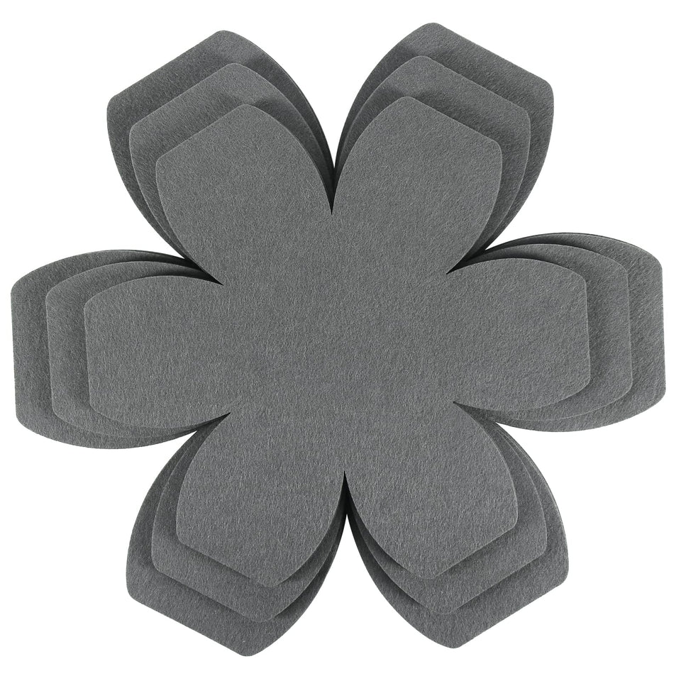 BYKITCHEN larger-thicker pan protectors shown between pots to prevent scratches and coating wear
