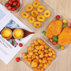 BYKITCHEN multi-use-airfryer-rack ready for grilling or dehydrating.
