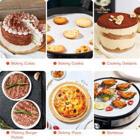 BYKITCHEN multi-use parchment rounds for cookies, cheesecake, meat, and more.