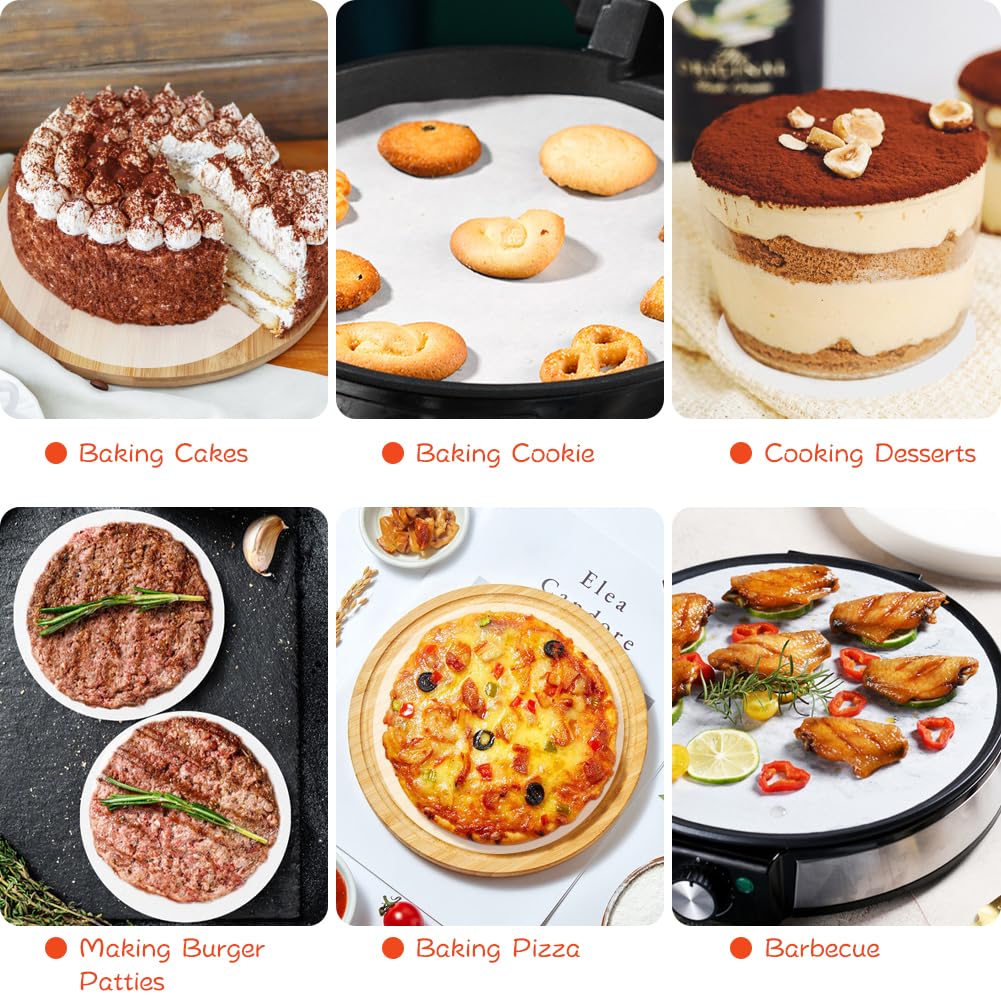 BYKITCHEN multiuse parchment rounds suitable for cake, pizza, and more.